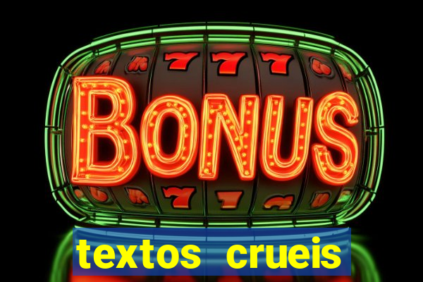 textos crueis demais pdf