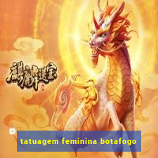 tatuagem feminina botafogo