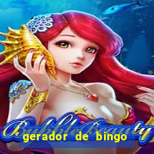 gerador de bingo cha de bebe