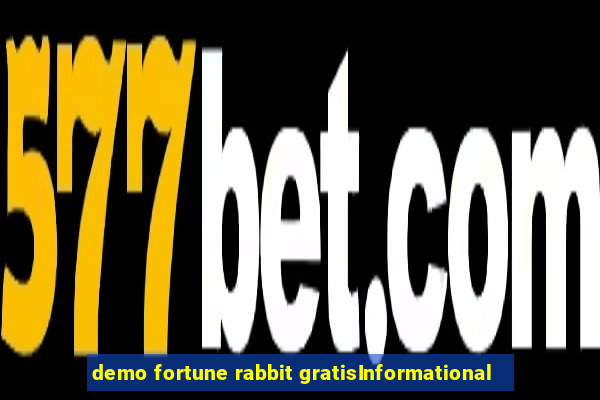 demo fortune rabbit gratisInformational