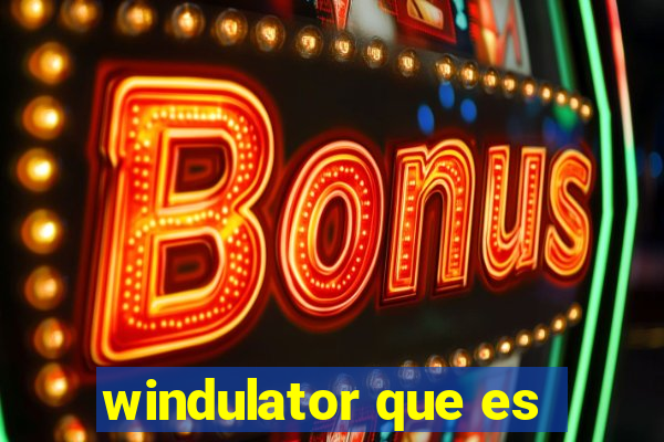 windulator que es