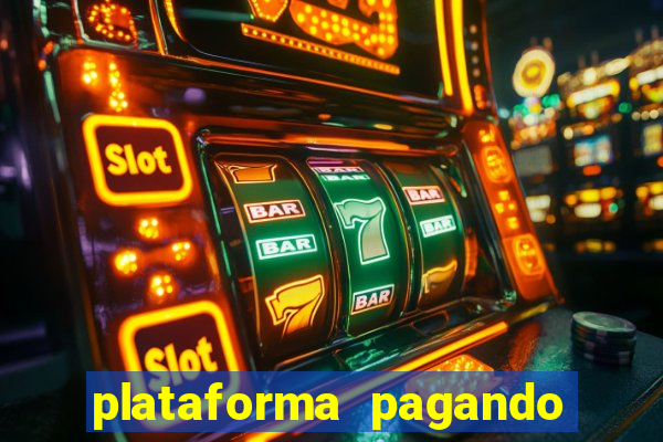 plataforma pagando fortune tiger