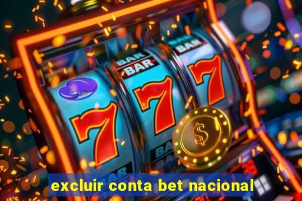 excluir conta bet nacional