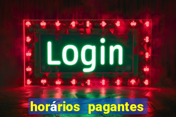 horários pagantes fortune tiger madrugada